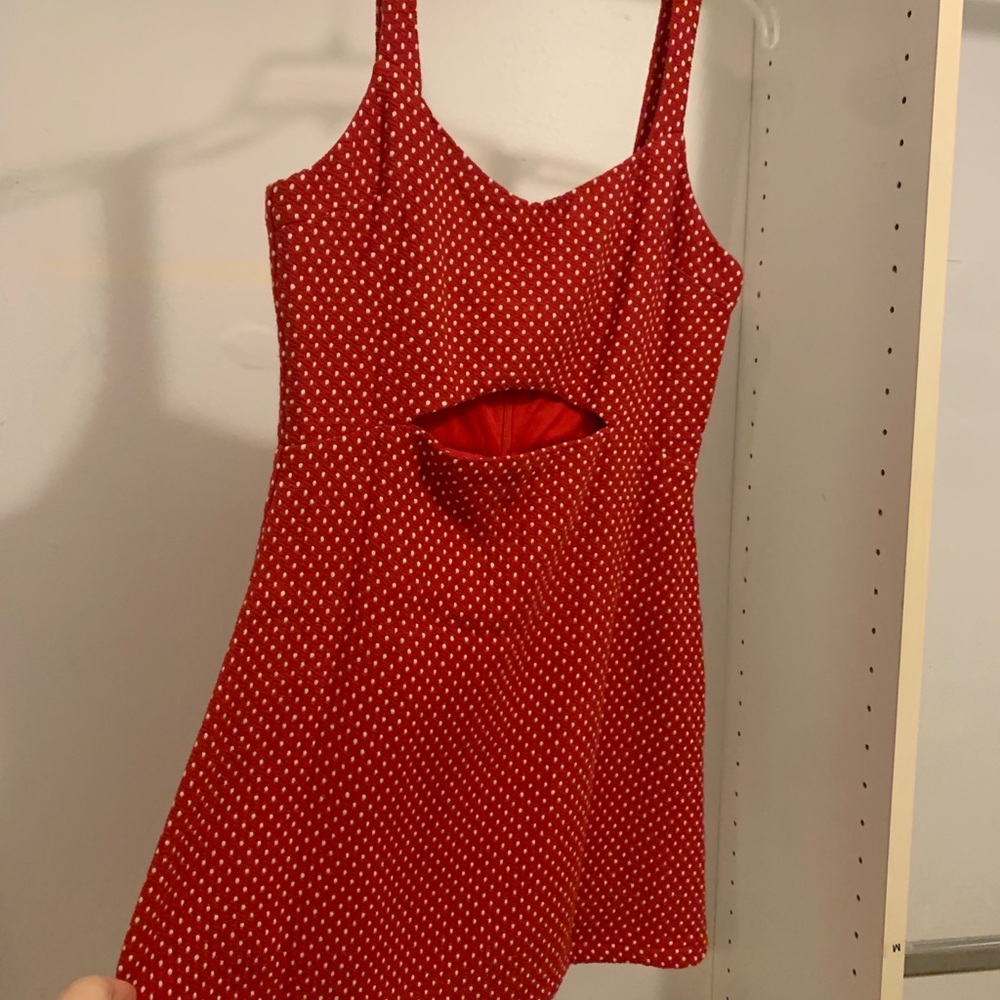 Red dress